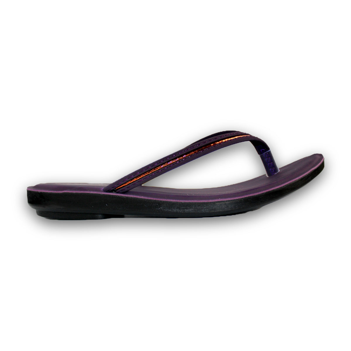 Metallic Trim Thong Sandal - C 61