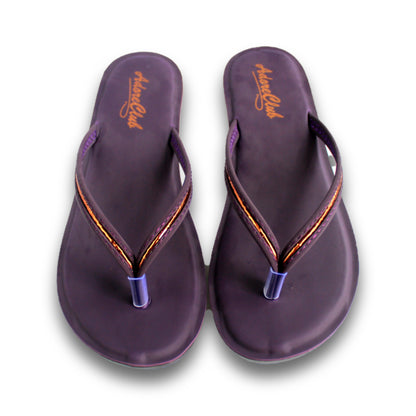 Metallic Trim Thong Sandal - C 61