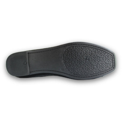 Pleated Bow Ballet Flat - 2513