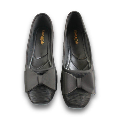 Pleated Bow Ballet Flat - 2513