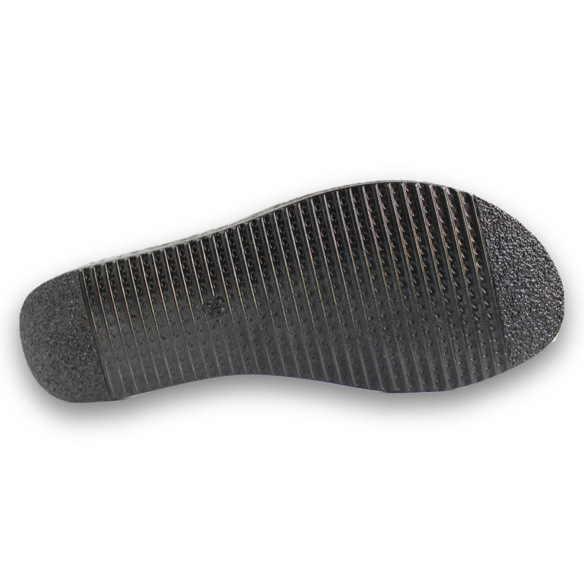 Quilted Strap Wedge Slide - Shine 42