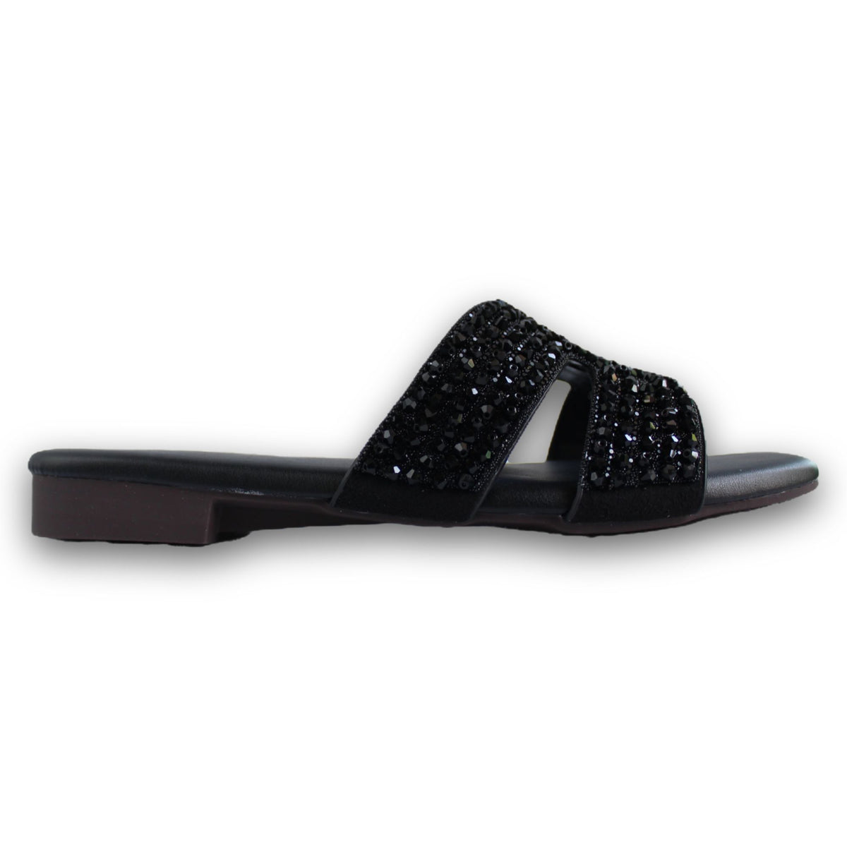 Rhinestone Cut-Out Flat Slide - SP 318