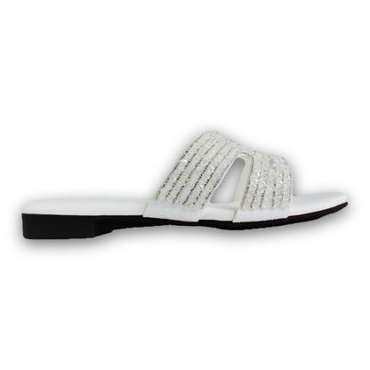 Rhinestone Cut-Out Flat Slide - SP 318