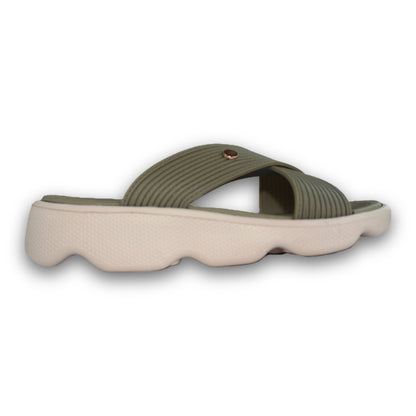 Ribbed Comfort Slide Sandal - 5907