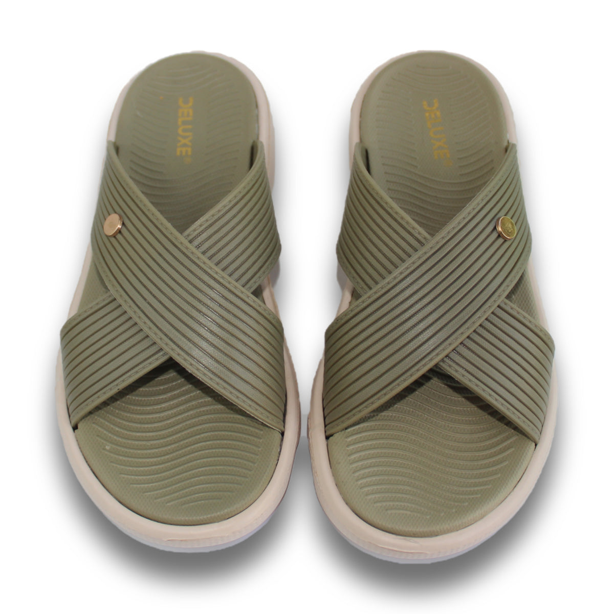 Ribbed Comfort Slide Sandal - 5907