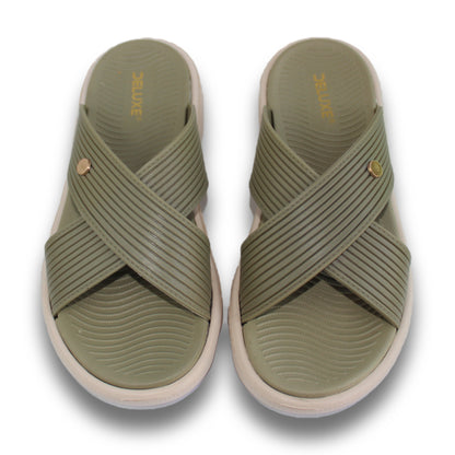 Ribbed Comfort Slide Sandal - 5907