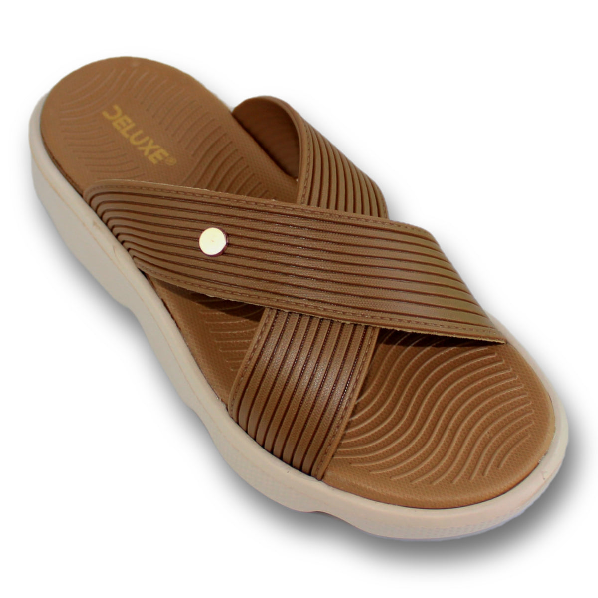 Ribbed Comfort Slide Sandal - 5907
