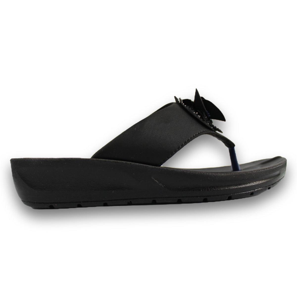 Rosette Embellished Thong Sandal - Cat 5
