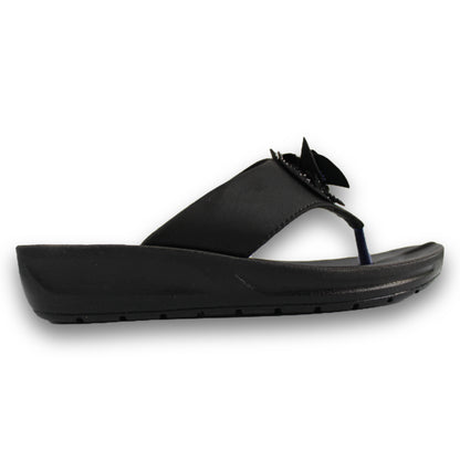 Rosette Embellished Thong Sandal - Cat 5