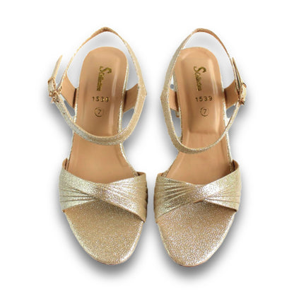 Shimmer Ankle-Strap Sandal - 1307