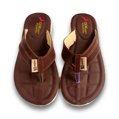 Stitched Accent Thong Slipper - Doe 204