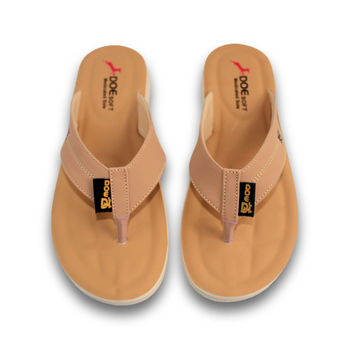 Stitched Accent Thong Slipper - Doe 204