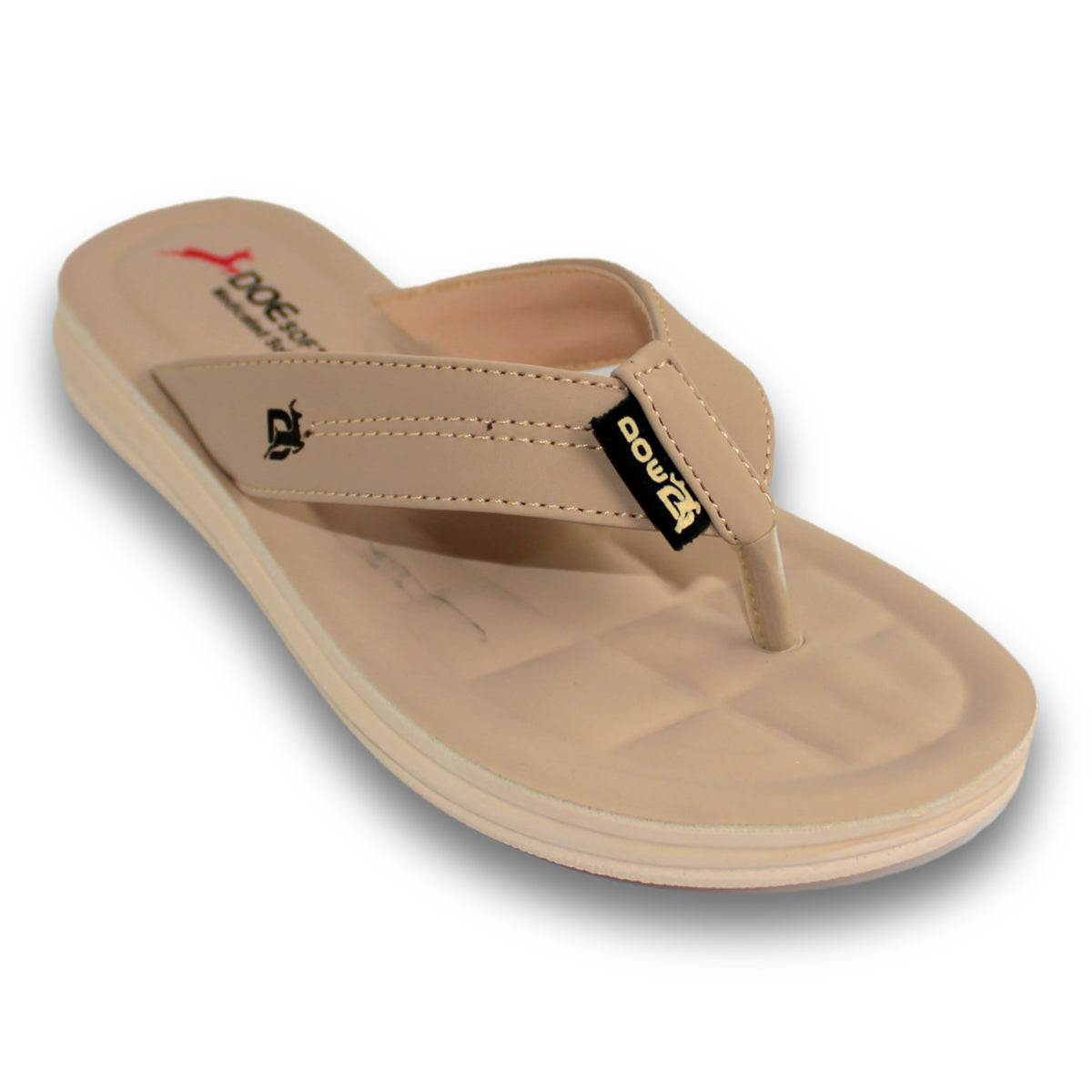 Stitched Accent Thong Slipper - Doe 204