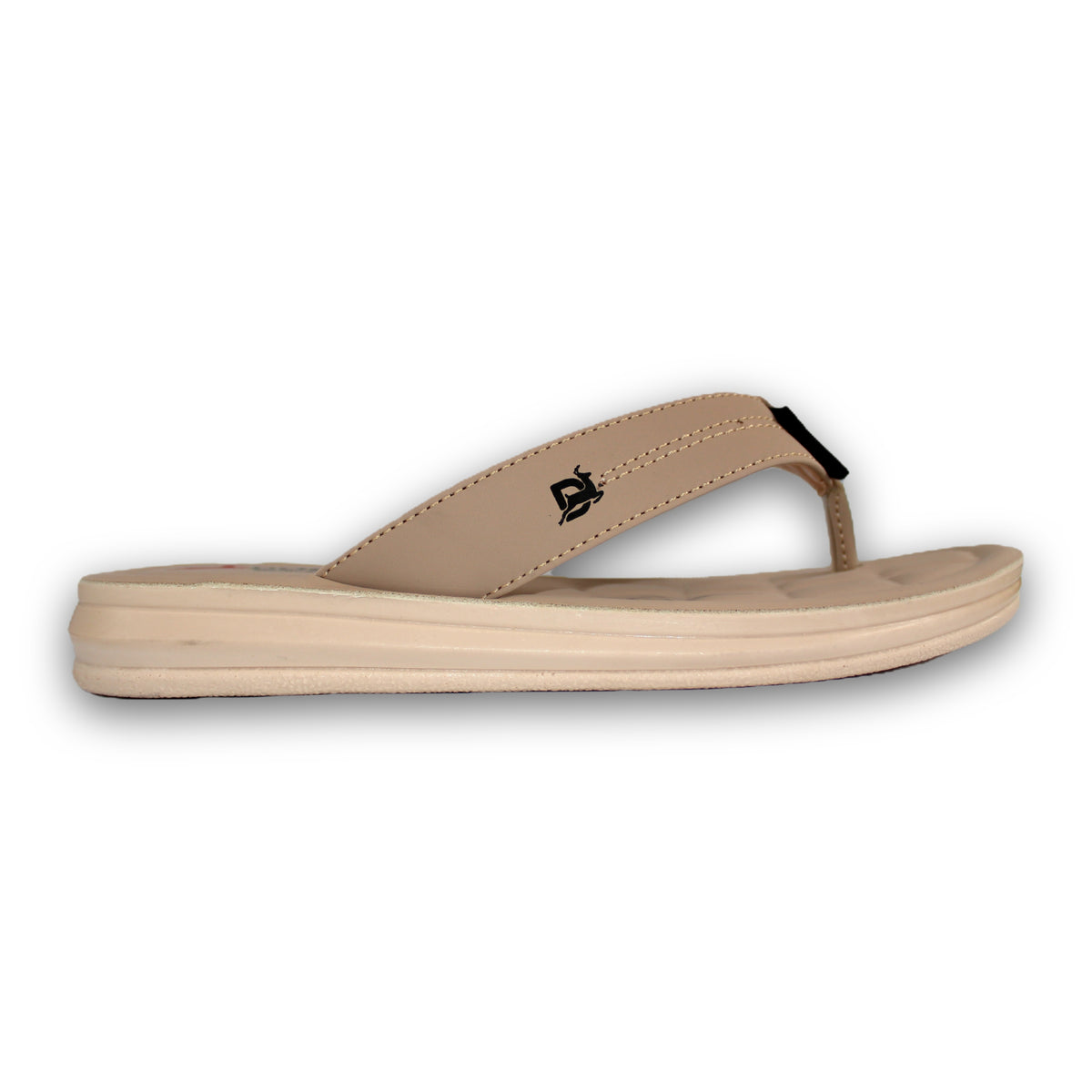 Stitched Accent Thong Slipper - Doe 204