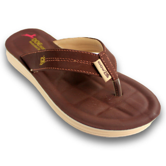 Stitched Accent Thong Slipper - Doe 204