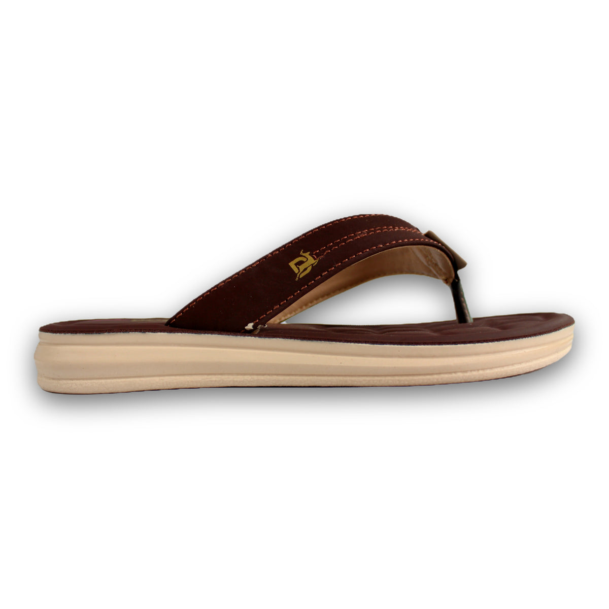 Stitched Accent Thong Slipper - Doe 204