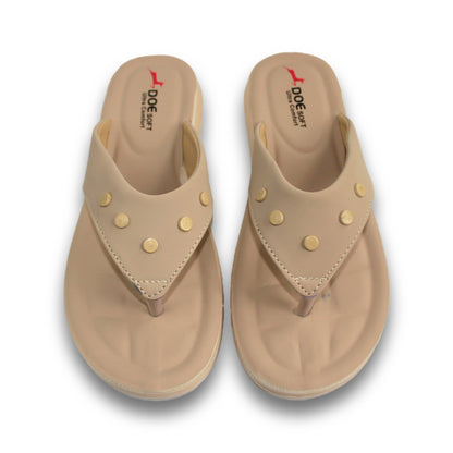 Studded Thong Comfort Slipper - Doe 205