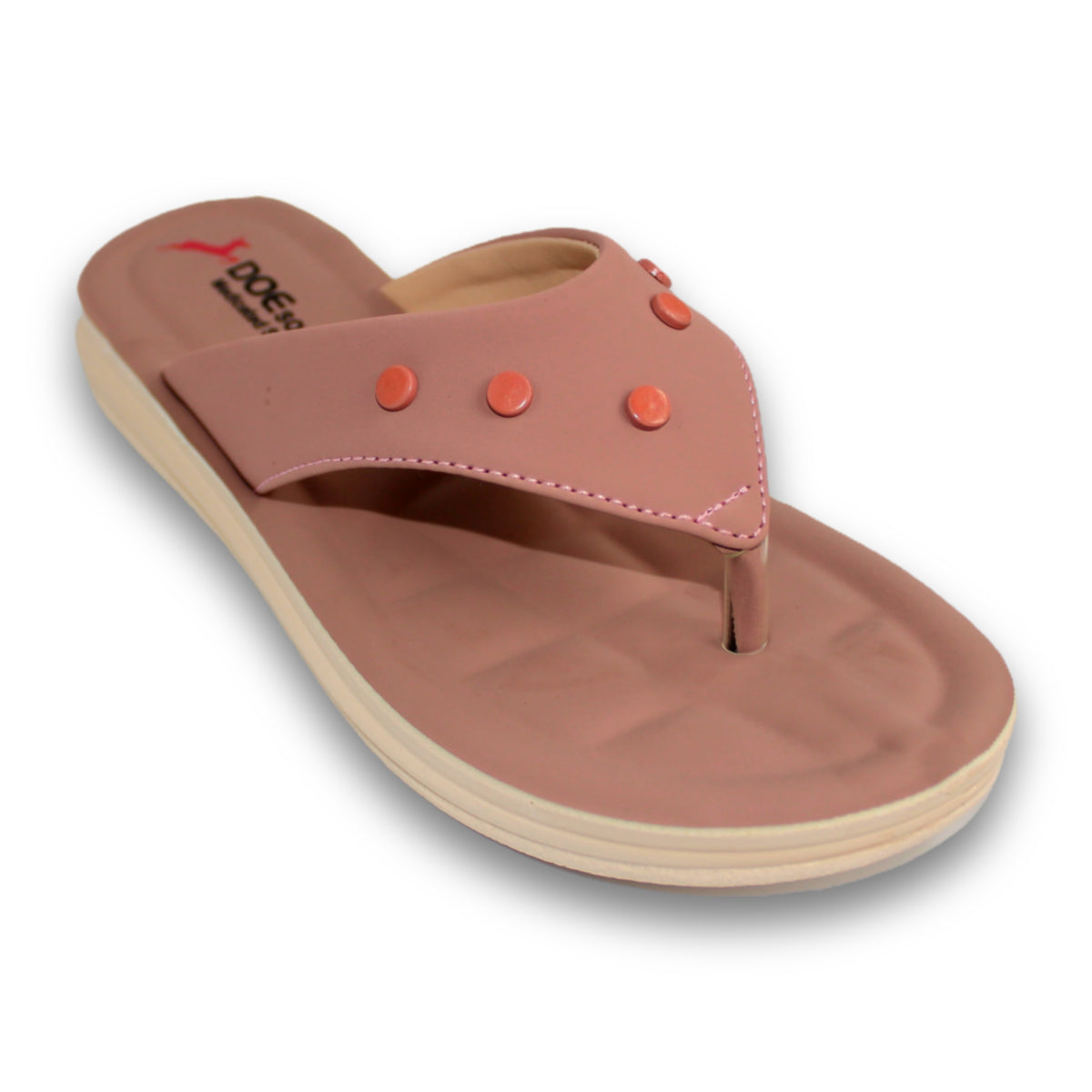 Studded Thong Comfort Slipper - Doe 205