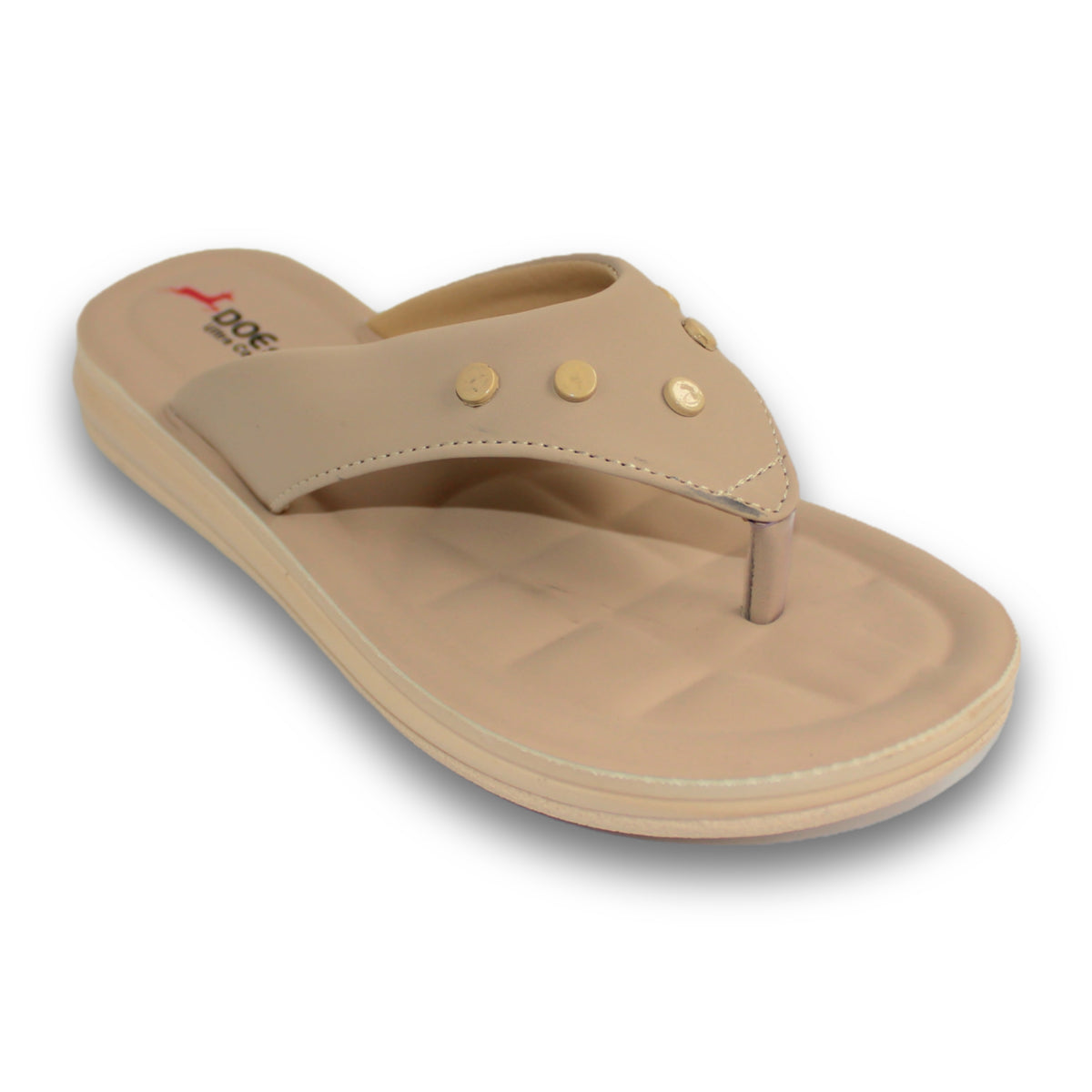 Studded Thong Comfort Slipper - Doe 205