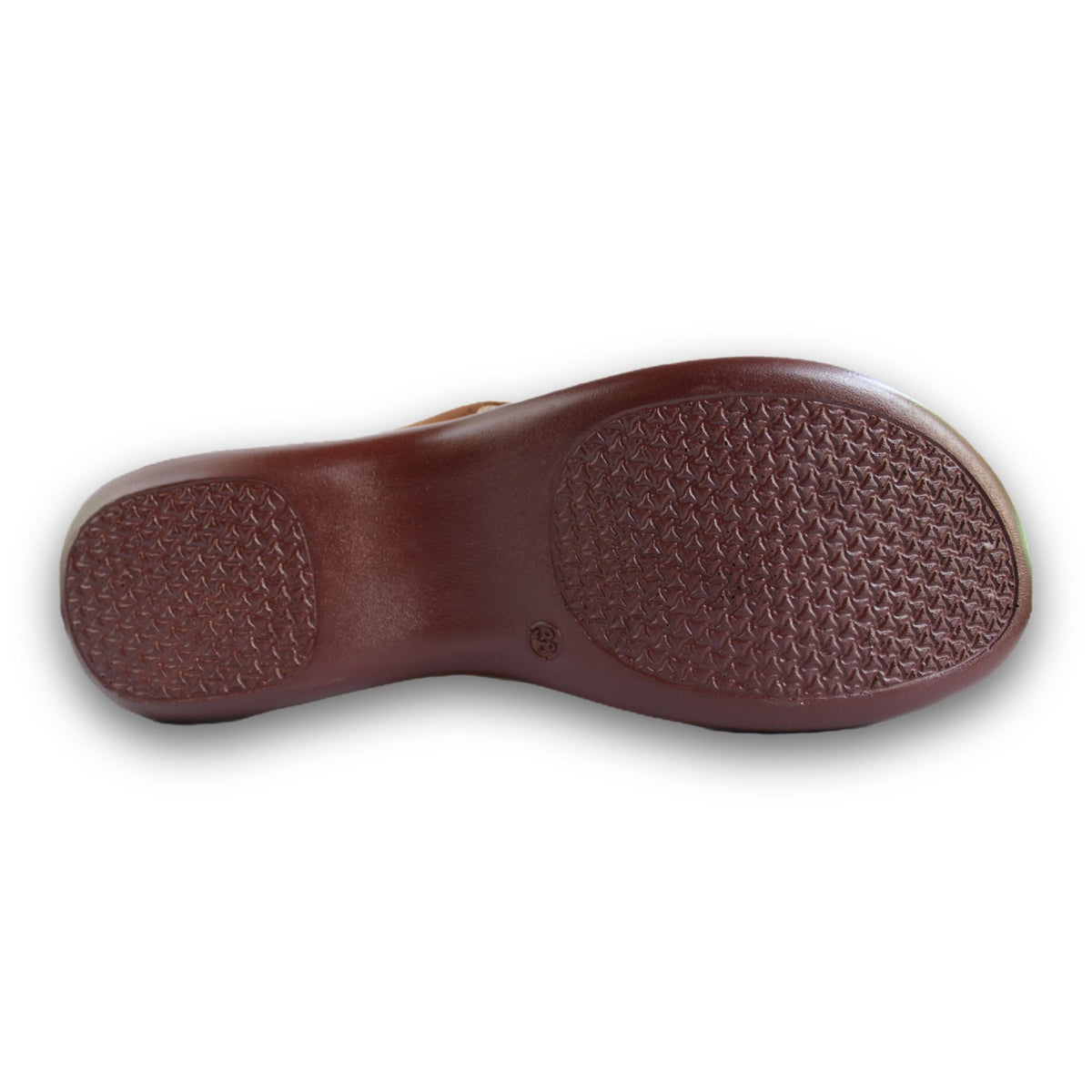 Teardrop Buckle Thong Wedge - MZ 0488
