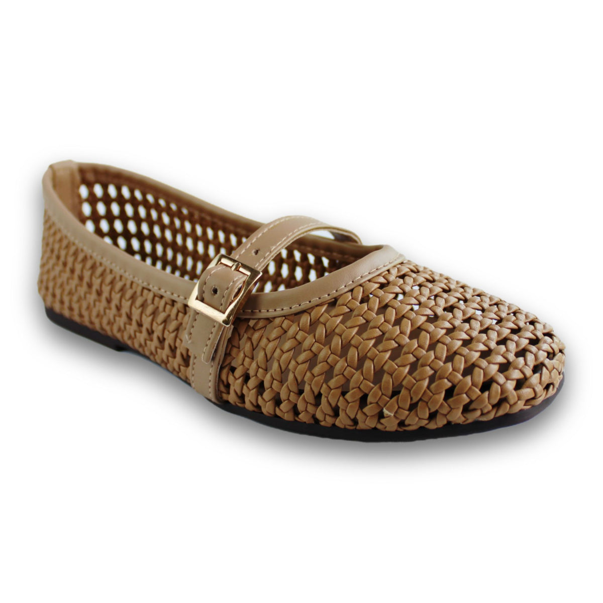 Woven Mary Jane Flat - UI 924