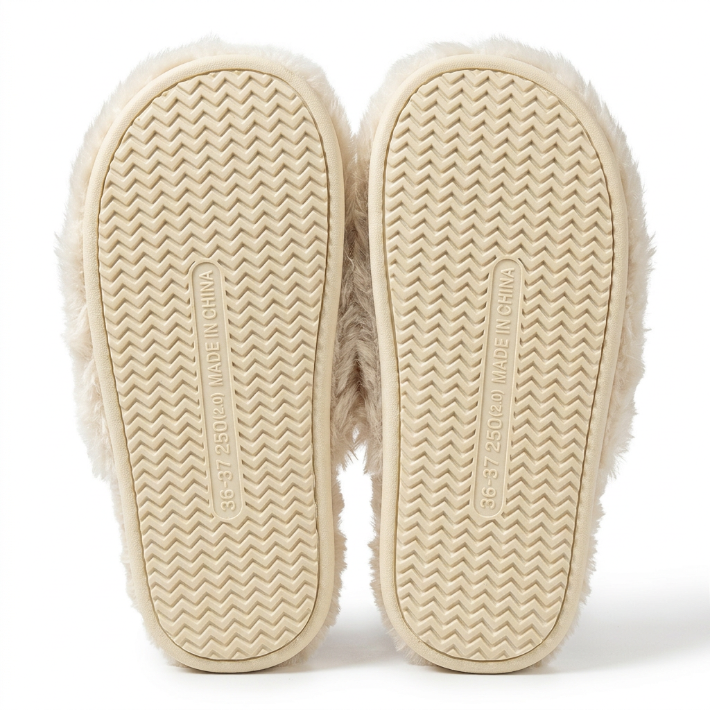 Googly Eyes Fuzzy Slippers