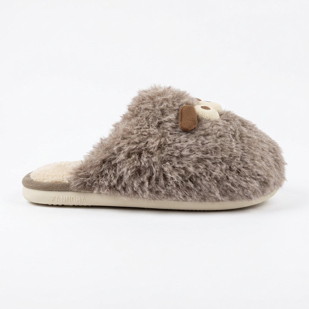 Googly Eyes Fuzzy Slippers
