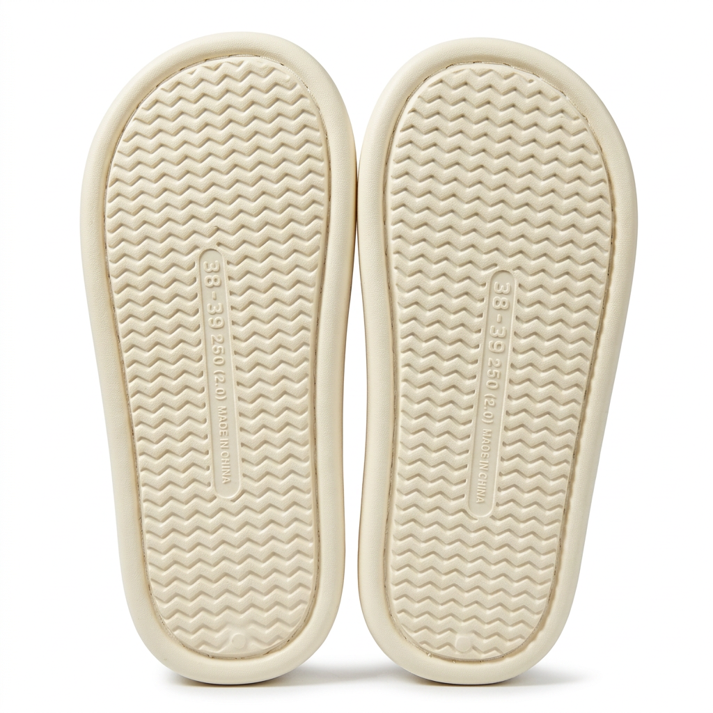 Snow Leopard Fluffy Slides